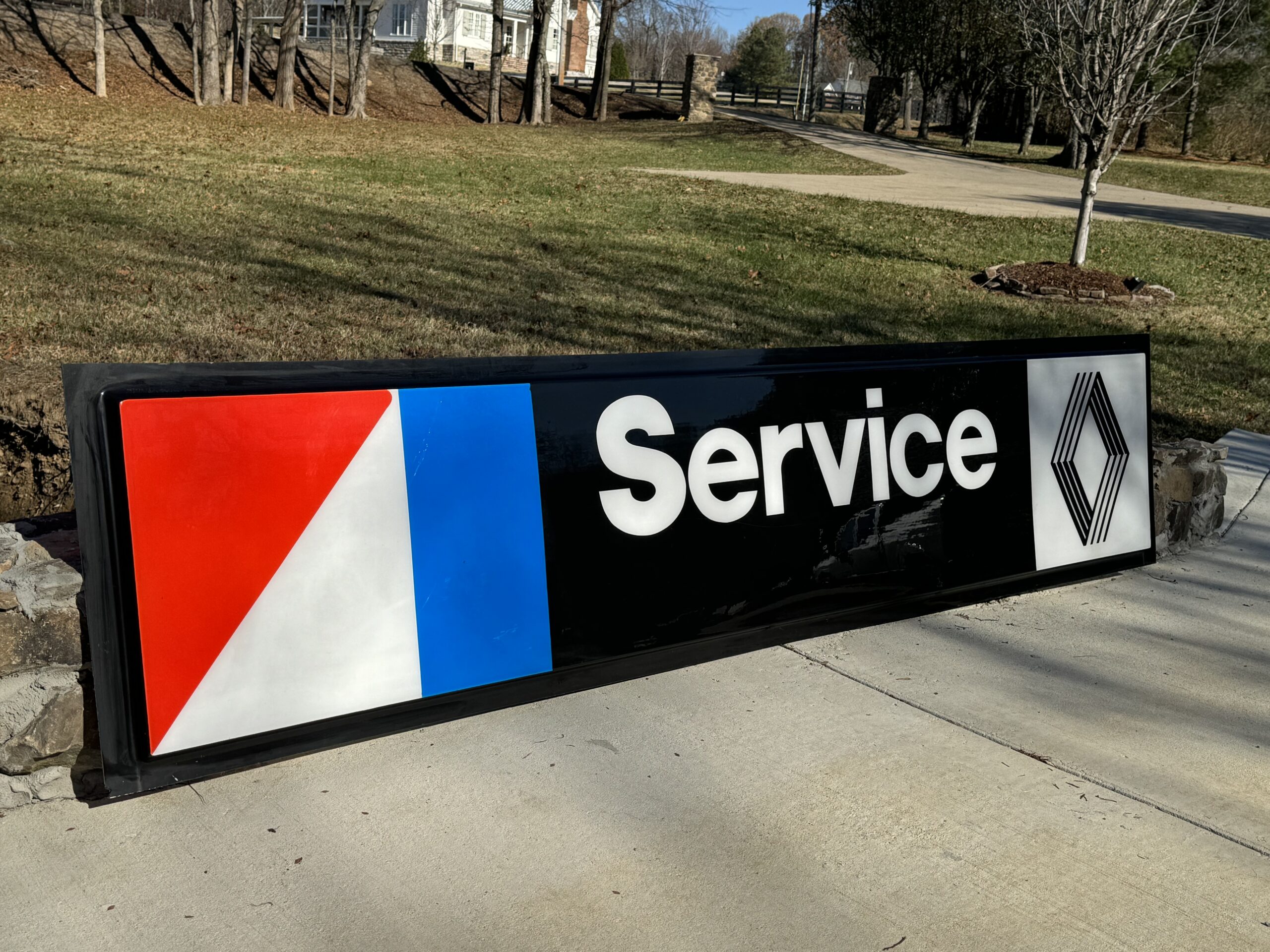 NOS AMC Jeep Service Sign